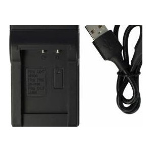 Carregador de bateria micro USB vhbw adequado para Minolta NP-900 etc.