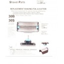 Bloco de L&acirc;minas compat&iacute;vel BRAUN 30B