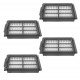 Kit 4 Filtros Compatível c/ Irobot Combo 405 / 505