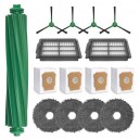 Kit 15 Peças Compatível c/ Aspirador Roomba Plus 405/505 Combo 