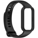 Bracelete Silicone Preta Compatível c/ Xiaomi Redmi Band 3 / Xiaomi Smart Band 9 Active