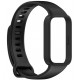 Bracelete Silicone Preta Compatível c/ Xiaomi Redmi Band 3 / Xiaomi Smart Band 9 Active