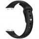 Pulseira compatível Huawei Band 10 / 9 / 8 xDfind silicone preta