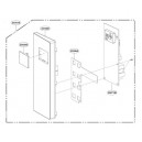 Painel de controle frontal + touch LG ACM74959287