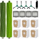 Kit 17 Acessórios Compatíveis c/ iRobot Roomba Max 705 Vac / Plus 504 Vac