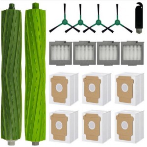 Kit 17 Acessórios Compatíveis c/ iRobot Roomba Max 705 Vac / Plus 504 Vac