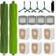 Kit 17 Acessórios Compatíveis c/ iRobot Roomba Max 705 Vac / Plus 504 Vac