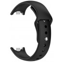 Pulseira Silicone Preta Compatível c/ Xiaomi Smart Band 10/9/8