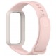  Pulseira Silicone Rosa Compatível c/ Redmi Band 2 / Xiaomi Smart Band 8 active