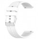 Bracelete Silicone Branca Compatível c/ Samsung Galaxy Gear Sport/S2 Classic 20 mm