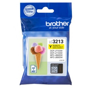 Tinteiro compat&iacute;vel com Brother LC3213/3211 - amarelo