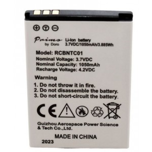 Bateria 3,7V RCB01P01 DORO