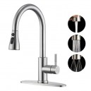 Torneira Pull-Out 3 modos &aacute;gua quente e fria.