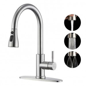 Torneira Pull-Out 3 modos &aacute;gua quente e fria.