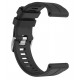 Bracelete Silicone Preta Compatível c/ Forerunner 955 / 255 / 745 22mm