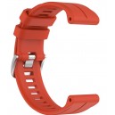  Bracelete Silicone Vermelha Compat&iacute;vel c/ Forerunner 955 / 255 / 745 22mm