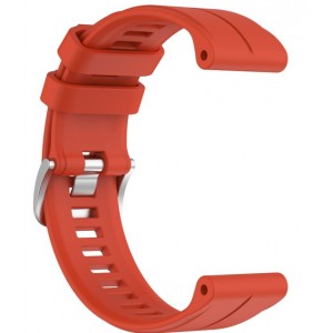  Bracelete Silicone Vermelha Compat&iacute;vel c/ Forerunner 955 / 255 / 745 22mm
