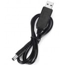 Cabo USB DC Jack Macho DC 5,5 x 2,1 mm