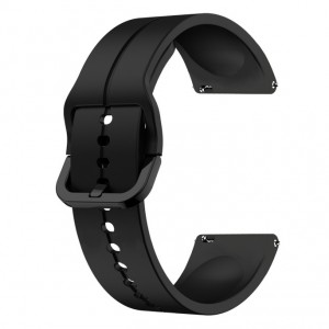 Pulseira compat&iacute;vel silicone Samsung Galaxy Watch 6 44 mm - preto