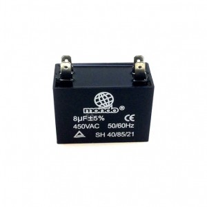 Condensador C&uacute;bico 8&micro;F universal 450AVC