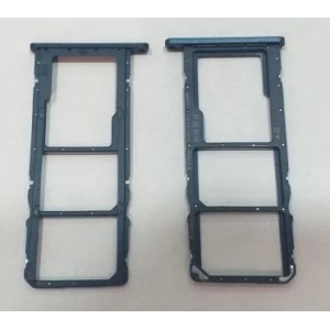 SIM Tray (Azul) compat&iacute;vel c/ Huawei Y6 2019/ Huawei Honor 8A/ Huawei Honor Play 8A/ Enjoy 9E/ MRD-LX2 Y6 Pro 2