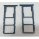 SIM Tray (Azul) compatível c/ Huawei Y6 2019/ Huawei Honor 8A/ Huawei Honor Play 8A/ Enjoy 9E/ MRD-LX2 Y6 Pro 2