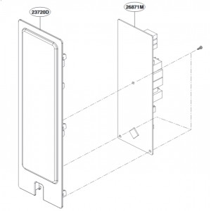 Painel de controle touch - ACM74818935