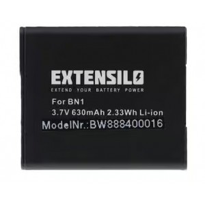 Bateria Li-ion Compat&iacute;vel Sony NP-BN1 - 630mAh 3,6V 