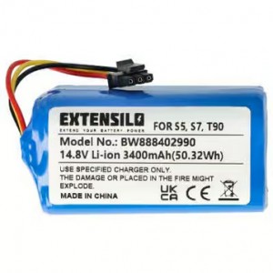 Bateria compat&iacute;vel com Qihoo M26-4S1P, LR-PAS0638W-EU, MH1-4S1P, 2ASP4-S5 para Q