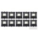 Switch Cherry Shaft MX (KIT 10PCS) - Branco