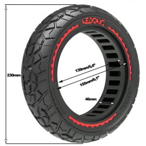 Pneu Maci&ccedil;o Trotinete 9,5&times;2,5-6,1 Offroad NIU KQi3