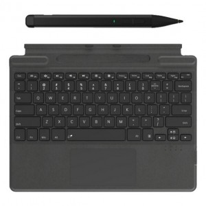 Kit Teclado + Caneta Preto Compat&iacute;vel c/ MicroSoft Surface Pro 9 / 8 / X
