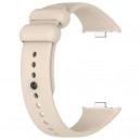 Bracelete Silicone Bege Compat&iacute;vel c/ Xiaomi Redmi Watch 6 / 5 / Xiaomi Band 9 Pro