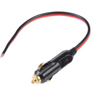 Cabo de extens&atilde;o do interruptor do interruptor do isqueiro do carro 12-24V