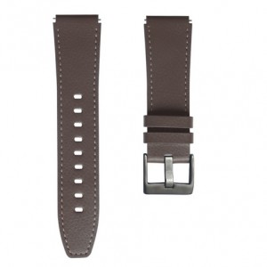 Pulseira de Couro Cinzento Compat&iacute;vel c/ Huawei Watch GT2 Pro