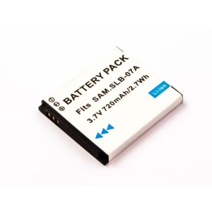 Bateria Li-ion Compatível SAMSUNG 3,7V 720mAh SLB-07A