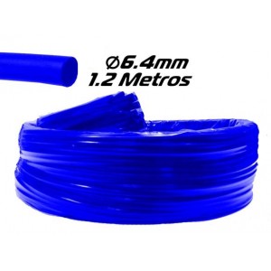TERMORETRÁCTIL manga tubo 6.4 MM 1.2 M 50 x PROK azul