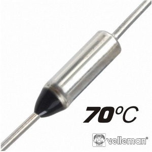 FUSÍVEL TÉRMICO 70ºC 250V VELLEMAN