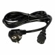 CABLE de alimentación SCHUKO macho/hembra 3 p 1.5 M