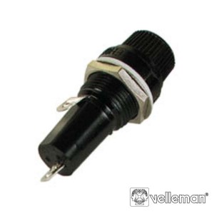 PORTA-FUSÍVEIS 6.35MMx32MM MONTAGEM EM CHASIS