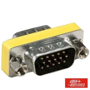 FICHA ADAPTADORA VGA 15P HD FÊMEA / VGA 15P HD FÊMEA