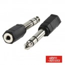 FICHA ADAPTADORA JACK 6.35MM MACHO ST/ JACK 3.5MM FÊMEA ST