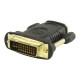 Enchufe Adaptador DVI Macho / VGA Hembra