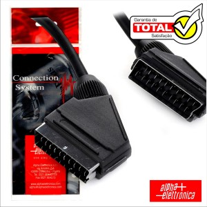 CABO SCART MACHO / SCART MACHO 21P 1.5M POLYBAG