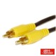 CABO RCA VÍDEO MACHO / RCA VÍDEO MACHO DOURADO 10M BULK