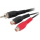 Hombre RCA a 2RCA hembra 1.5 M a granel
