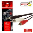 CABO JACK 3.5MM MACHO ST / 2RCA MACHO 1.5M POLYBAG