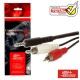 CABO JACK 3.5MM MACHO ST / 2RCA MACHO 1.5M POLYBAG