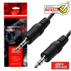 Cable JACK 3.5mm Macho / JACK 3.5mm Macho 3M ST POLYBAG