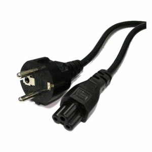 Cable de Alimentación SCHUKO Macho/Hembra 3P 1.5M Trébol